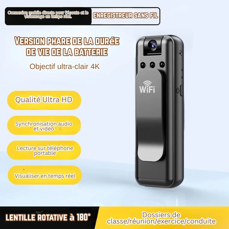 Caméra 4K Wi-Fi Vision Nocturne - Mali