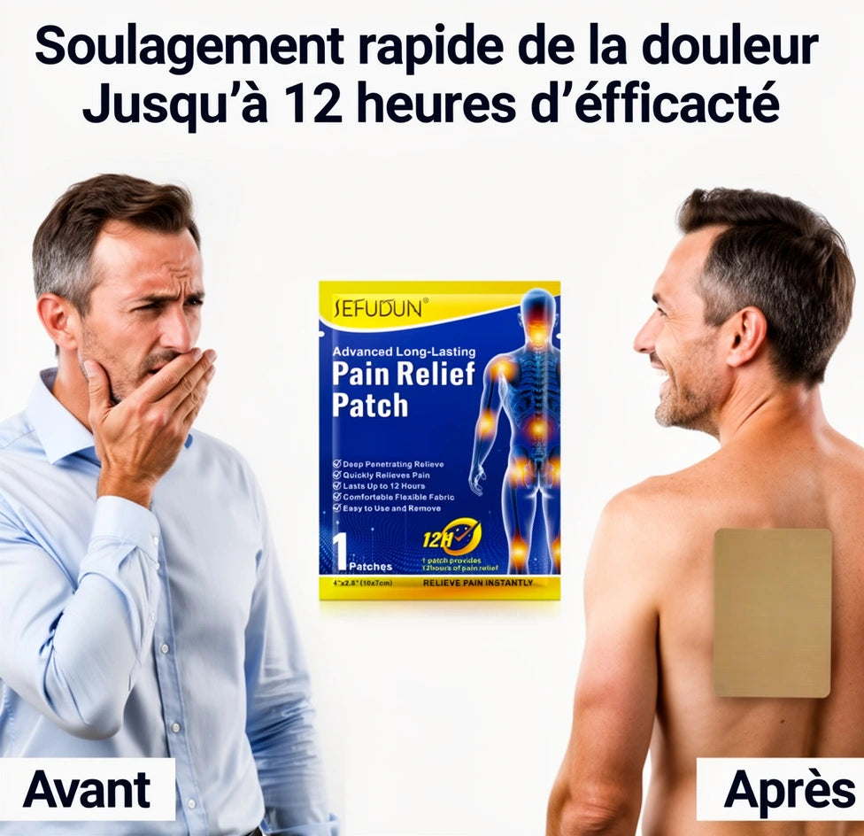 Patch Anti-Douleur Longue Durée 12H - Burkina Faso