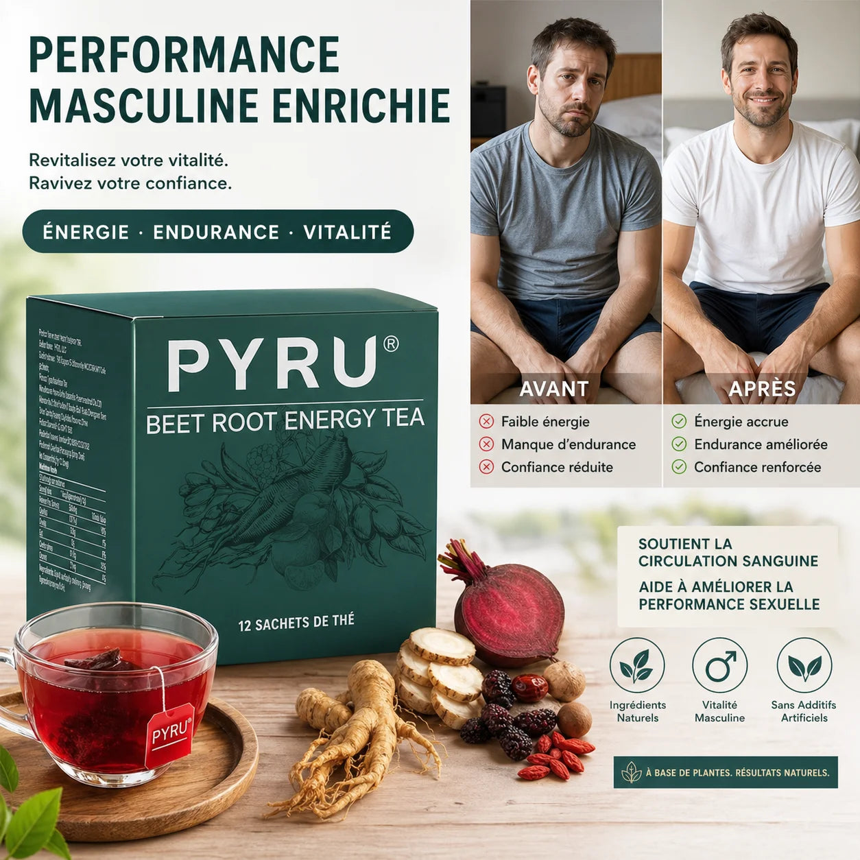 Infusion Vitalité Masculine - Mali