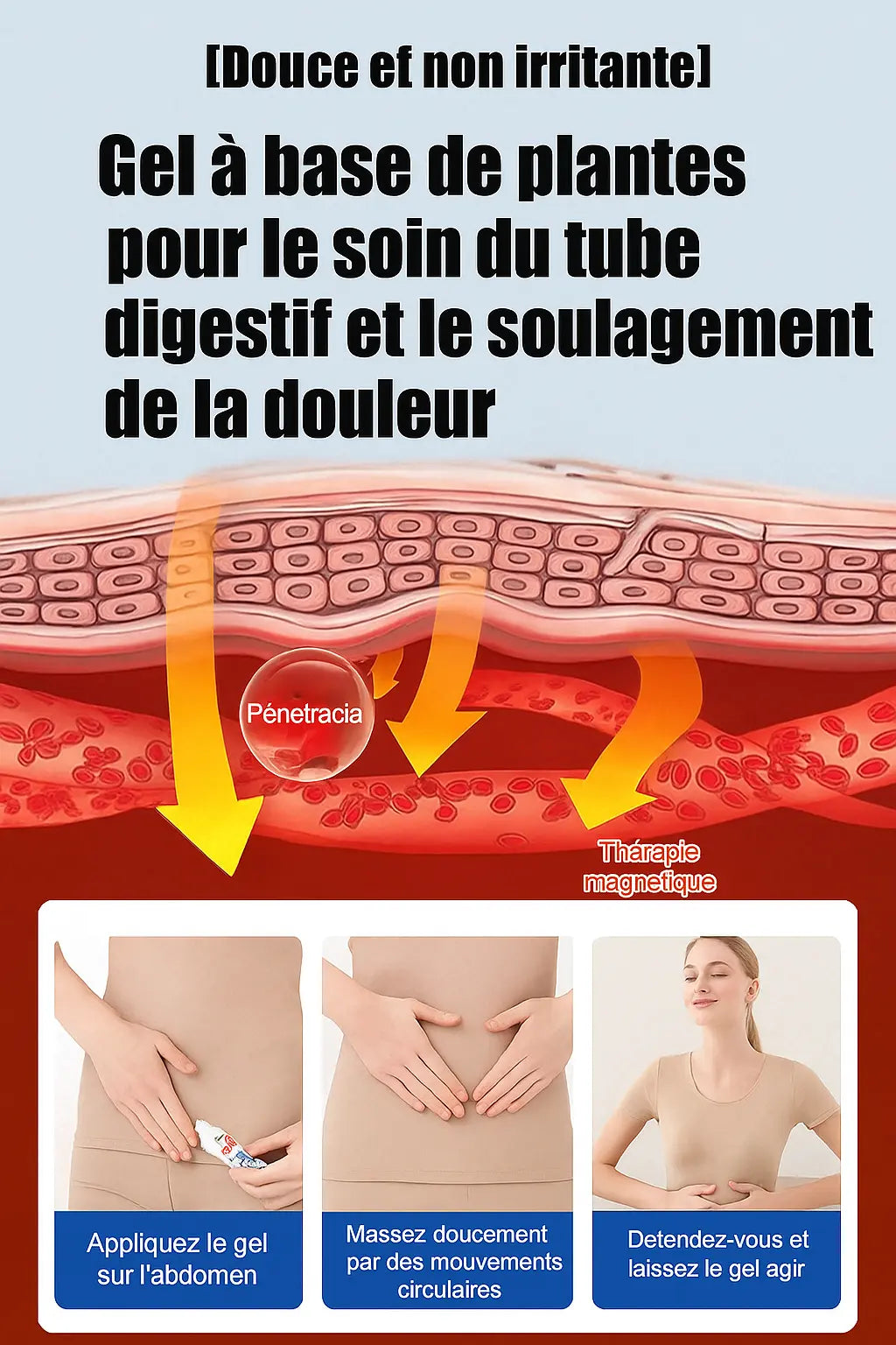 Gel digestif apaisant aux herbes naturelles - Conakry