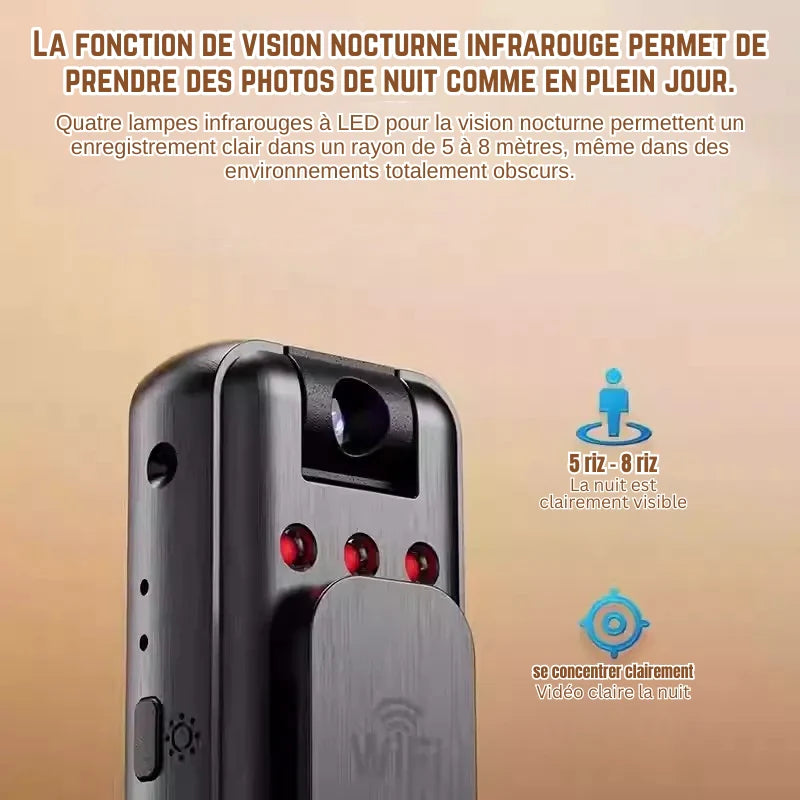 Caméra 4K Wi-Fi Vision Nocturne - Mali