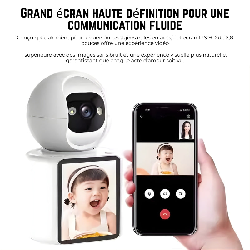 Caméra Intelligente avec Appel Vidéo & Écran Intégré - Cote D'ivoire