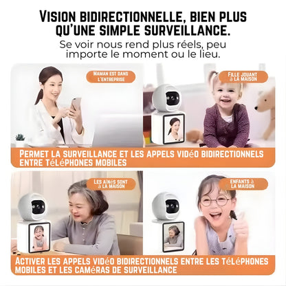 Caméra Intelligente avec Appel Vidéo & Écran Intégré - Cote D'ivoire