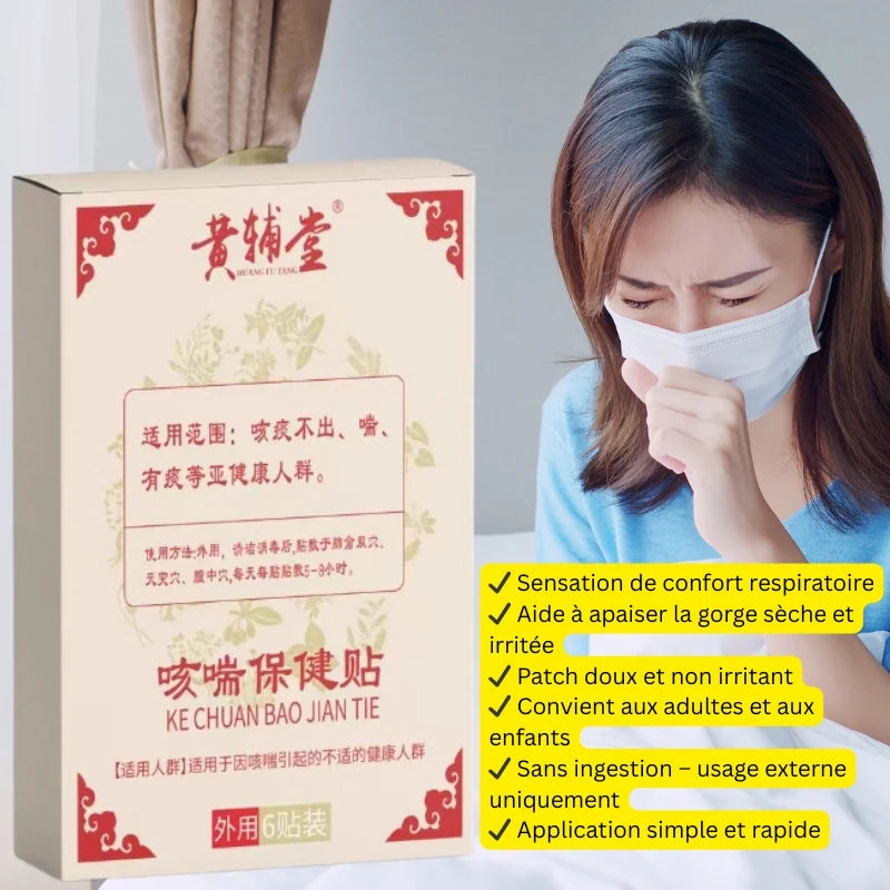 Patch Respiratoire Apaisant – Soulagement Immédiat - Burkina Faso