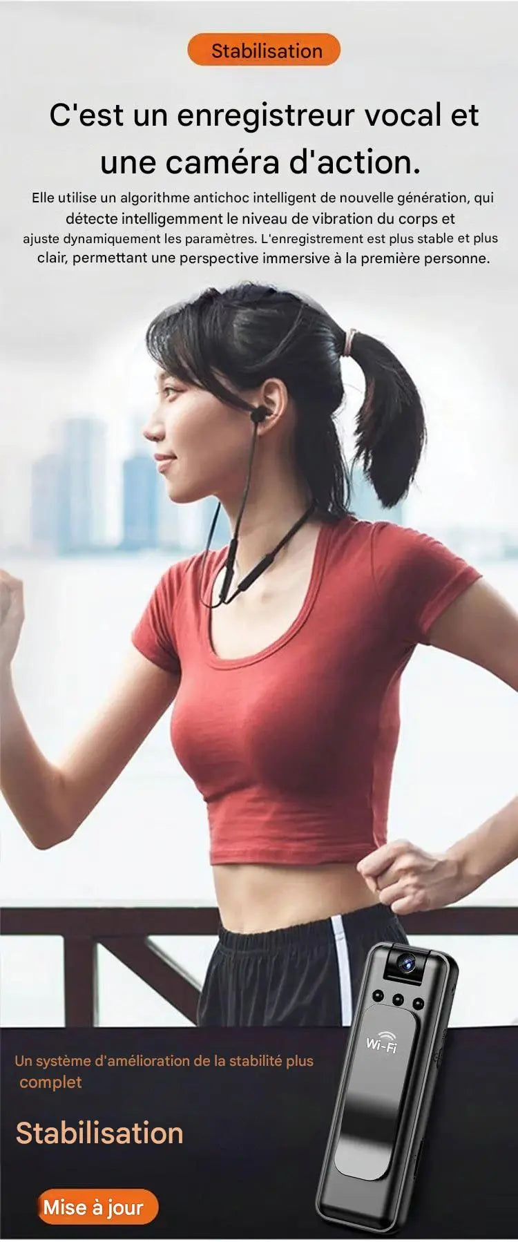 Enregistreur portable à vision nocturne infrarouge - Burkina Faso