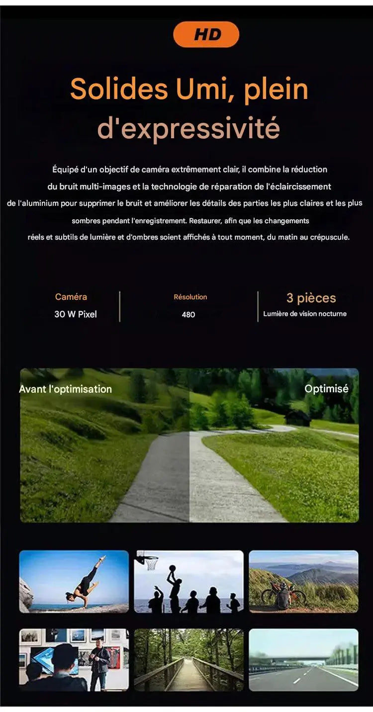 Enregistreur portable à vision nocturne infrarouge - Burkina Faso