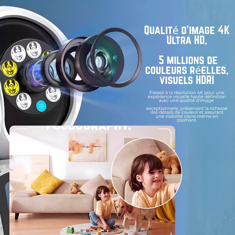 Caméra Intelligente avec Appel Vidéo & Écran Intégré - Cote D'ivoire