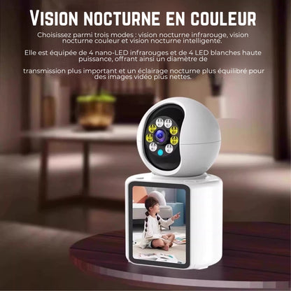 Caméra Intelligente avec Appel Vidéo & Écran Intégré - Cote D'ivoire