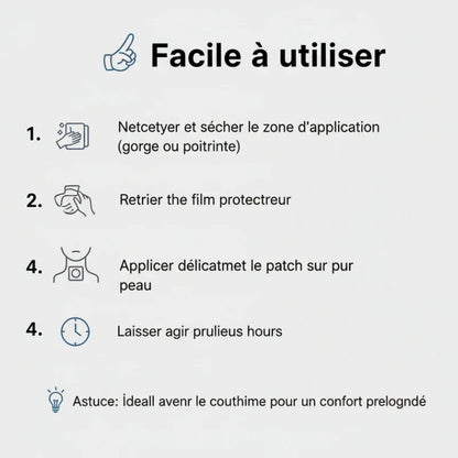 Patch Respiratoire Apaisant – Soulagement Immédiat - Burkina Faso
