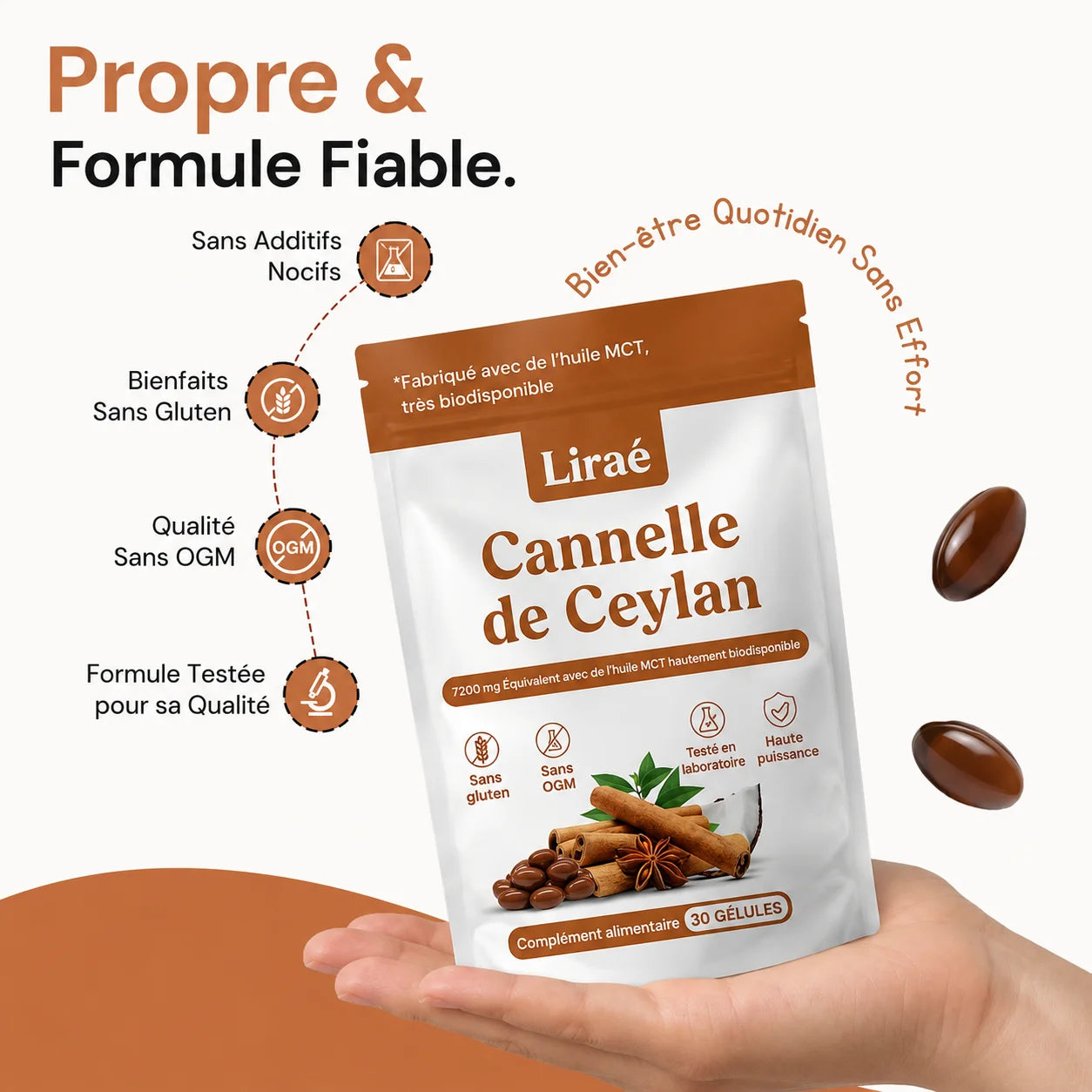 Capsules de Cannelle de Ceylan Haute Puissance - Mali