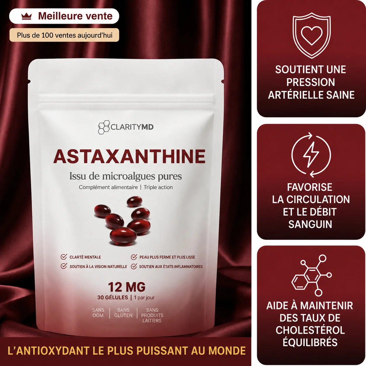 Antioxydant Vitalité 12MG - Yaoundé