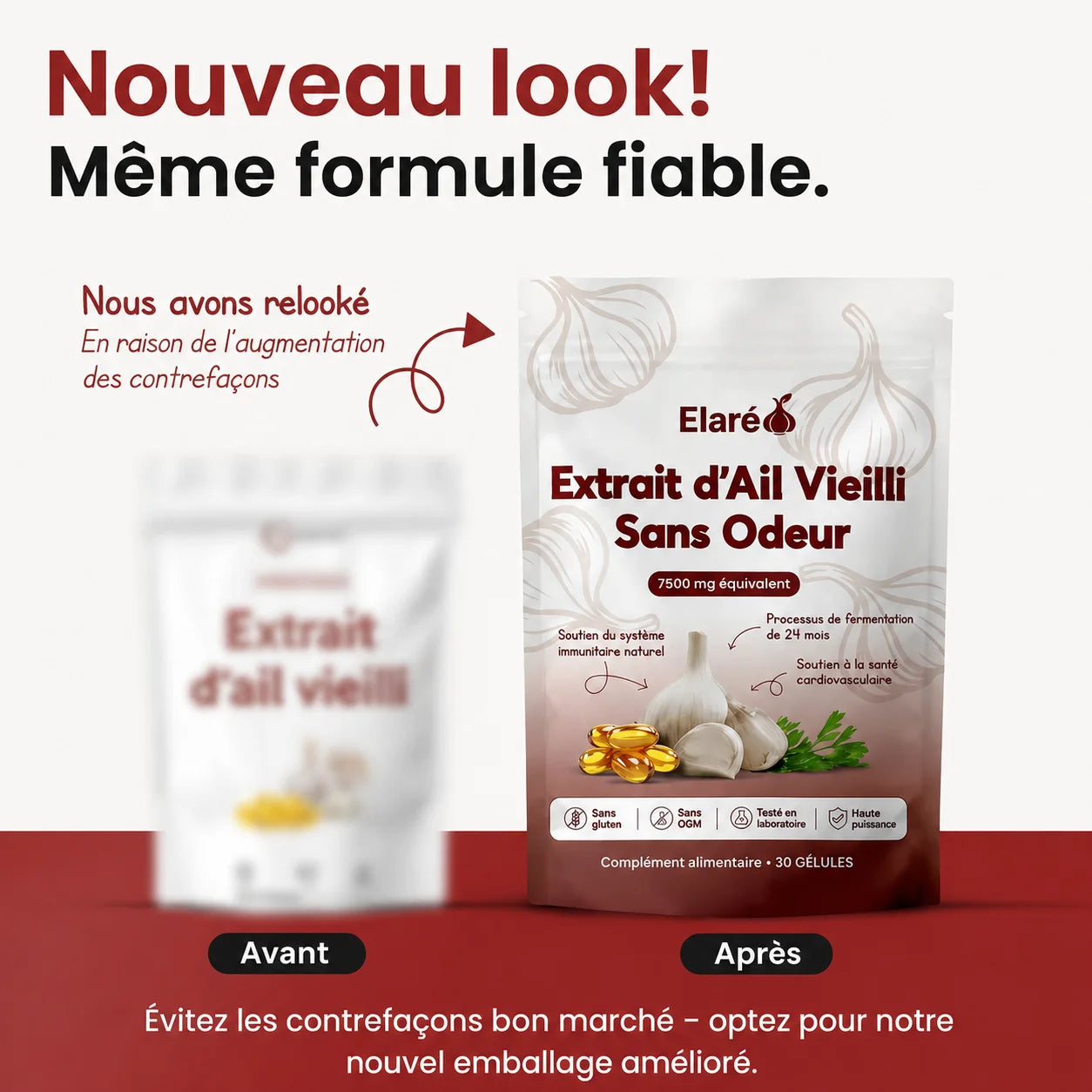 Extrait d’Ail Vieilli Sans Odeur 7500 mg - Burkina Faso