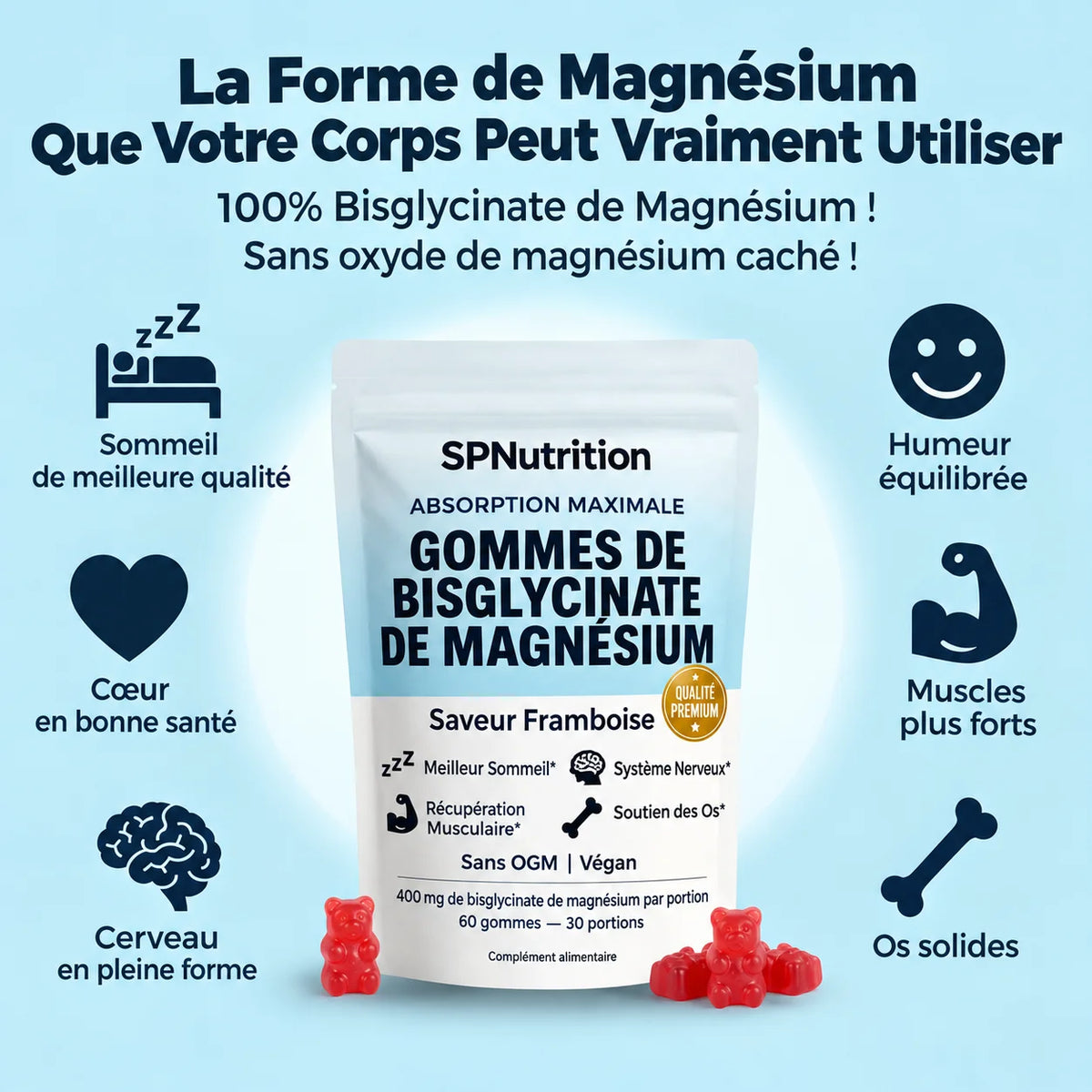 Gummies Magnésium Bisglycinate - Burkina Faso