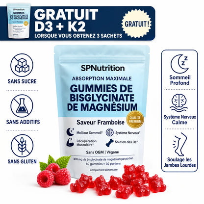 Gummies Magnésium Bisglycinate - Burkina Faso