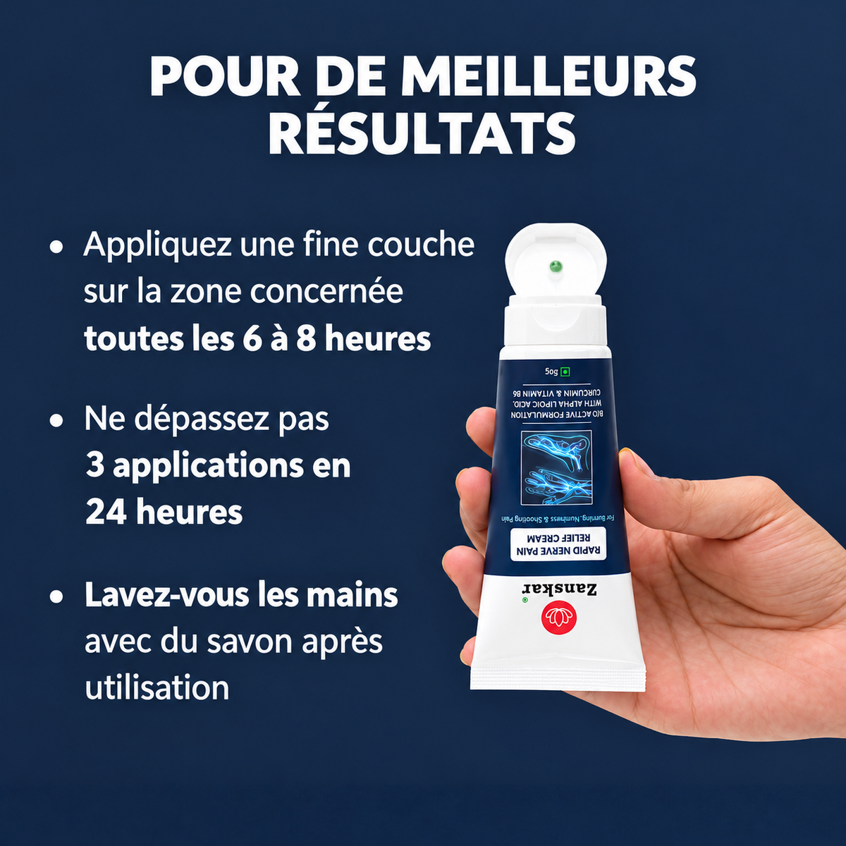 Crème Apaisante Nerfs & Douleurs - Cote d'ivoire