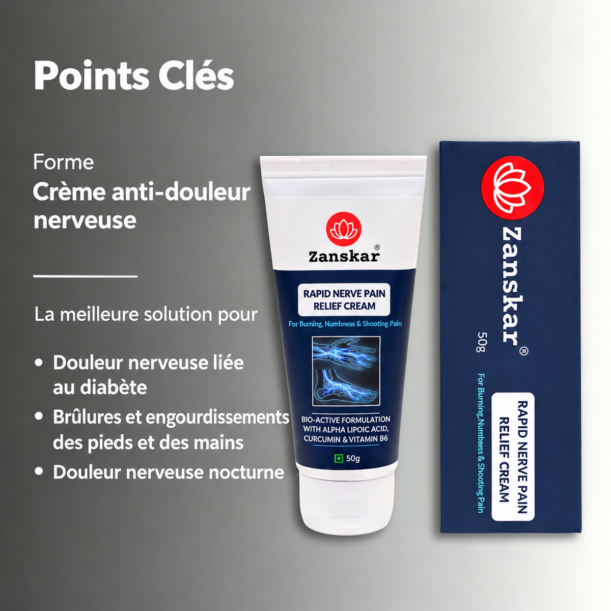 Crème Apaisante Nerfs & Douleurs - Cote d'ivoire