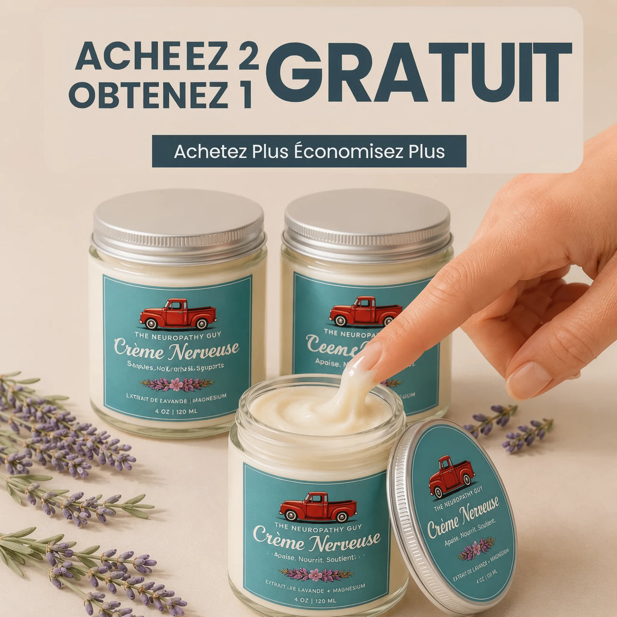 Crème Nerfs Lavande & Magnésium - Mali