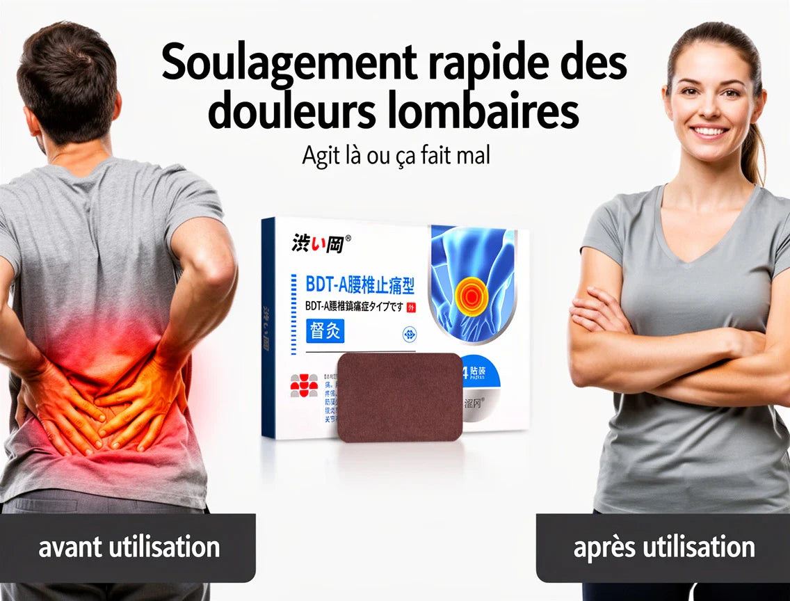 Patch Anti-Douleur Lombaire Instantané - Mali