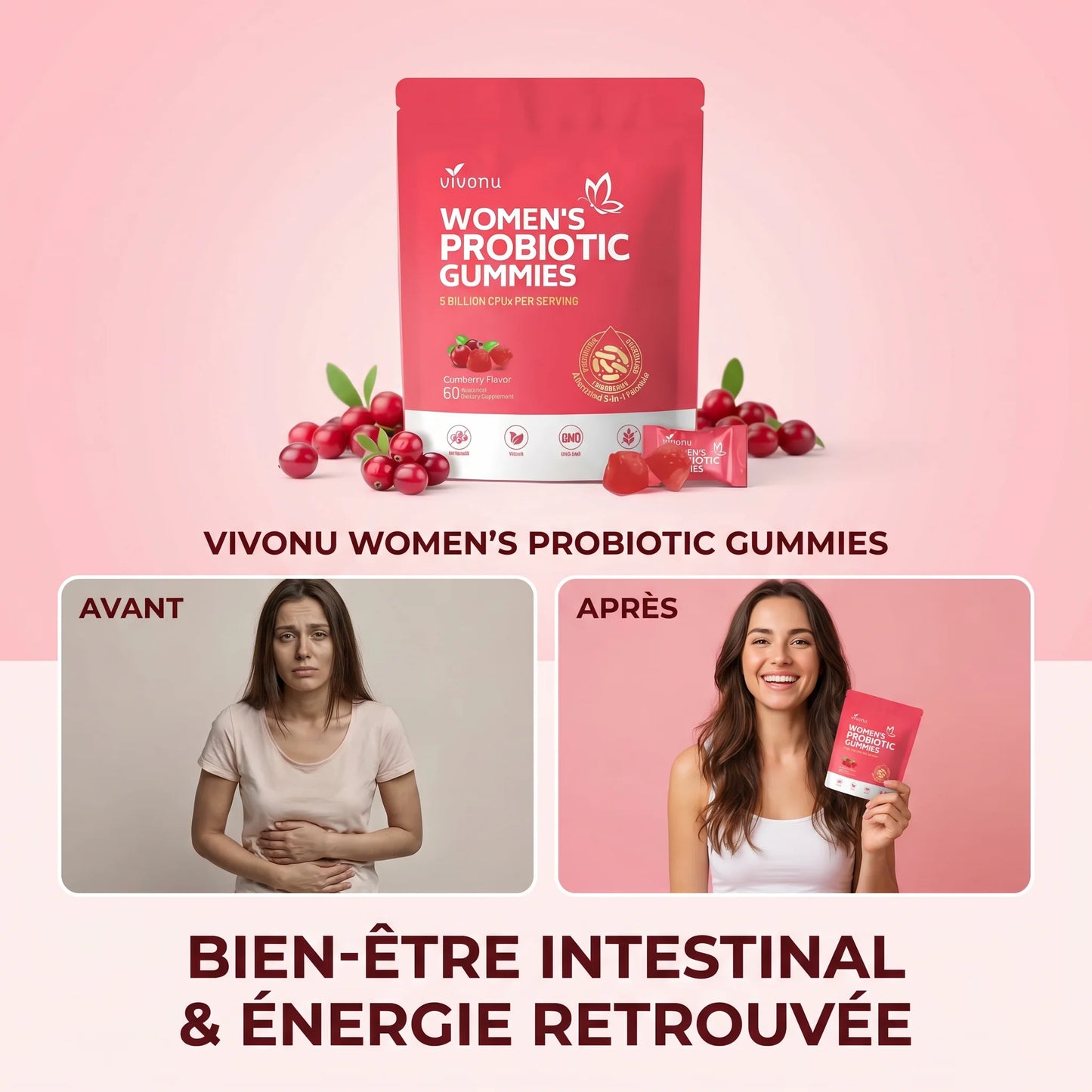 Équilibre Féminin en Gummies - Mali