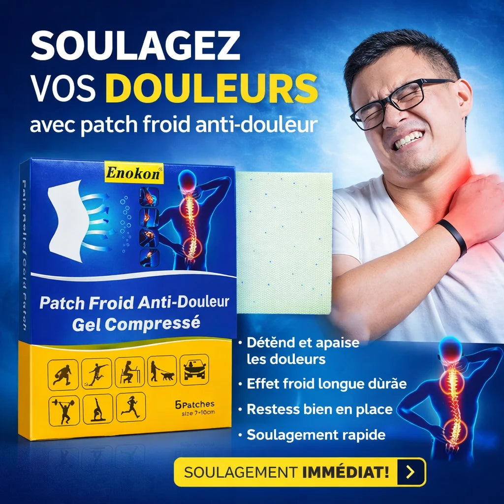 Patch Froid Anti-Douleur Instantané - Mali