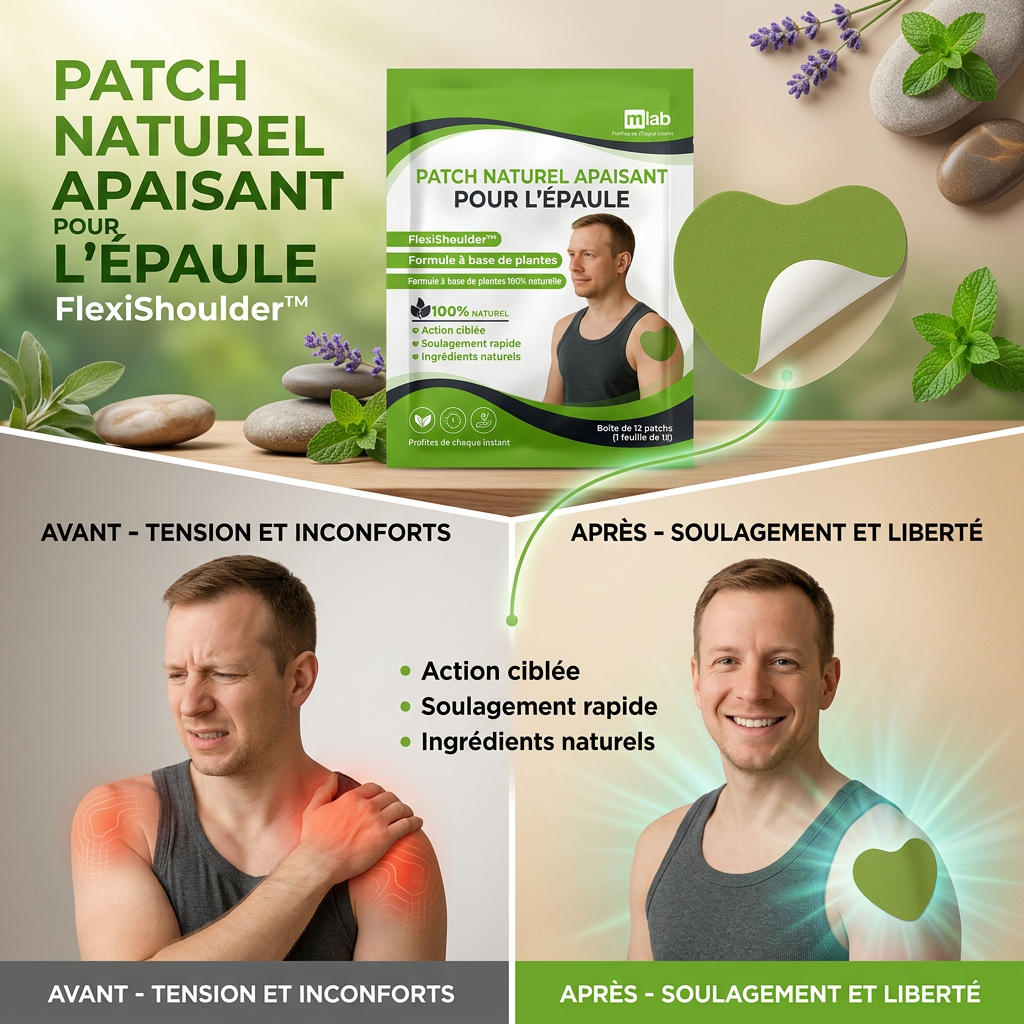 Patch Anti-Douleur Épaule Naturel - Burkina Faso