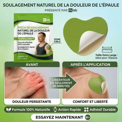 Patch Anti-Douleur Épaule Naturel - Burkina Faso