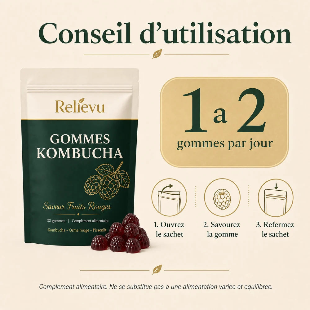 Gommes Kombucha Digestives - Yaounde