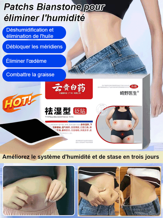 Patch de moxibustion 3 jours pour éliminer l’humidité et la stase - Benin
