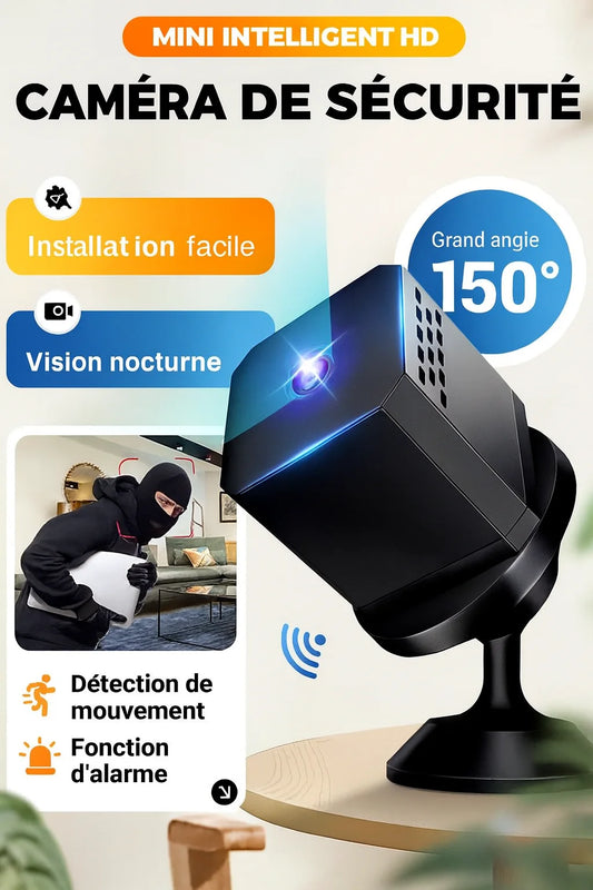 Mini Caméra de Sécurité Intelligente HD 🔒 - Burkina Faso