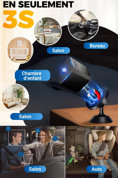 Mini Caméra de Sécurité Intelligente HD 🔒 - Gabon