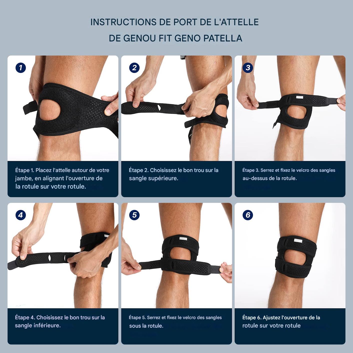 Support de Genou Réglable et Efficace - Burkina Faso